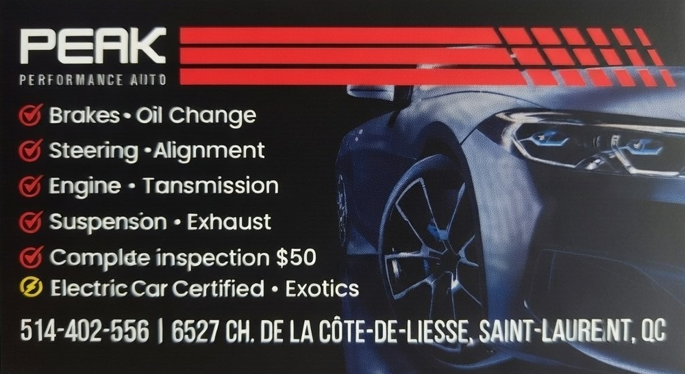 PEAK PERFORMANCE AUTO